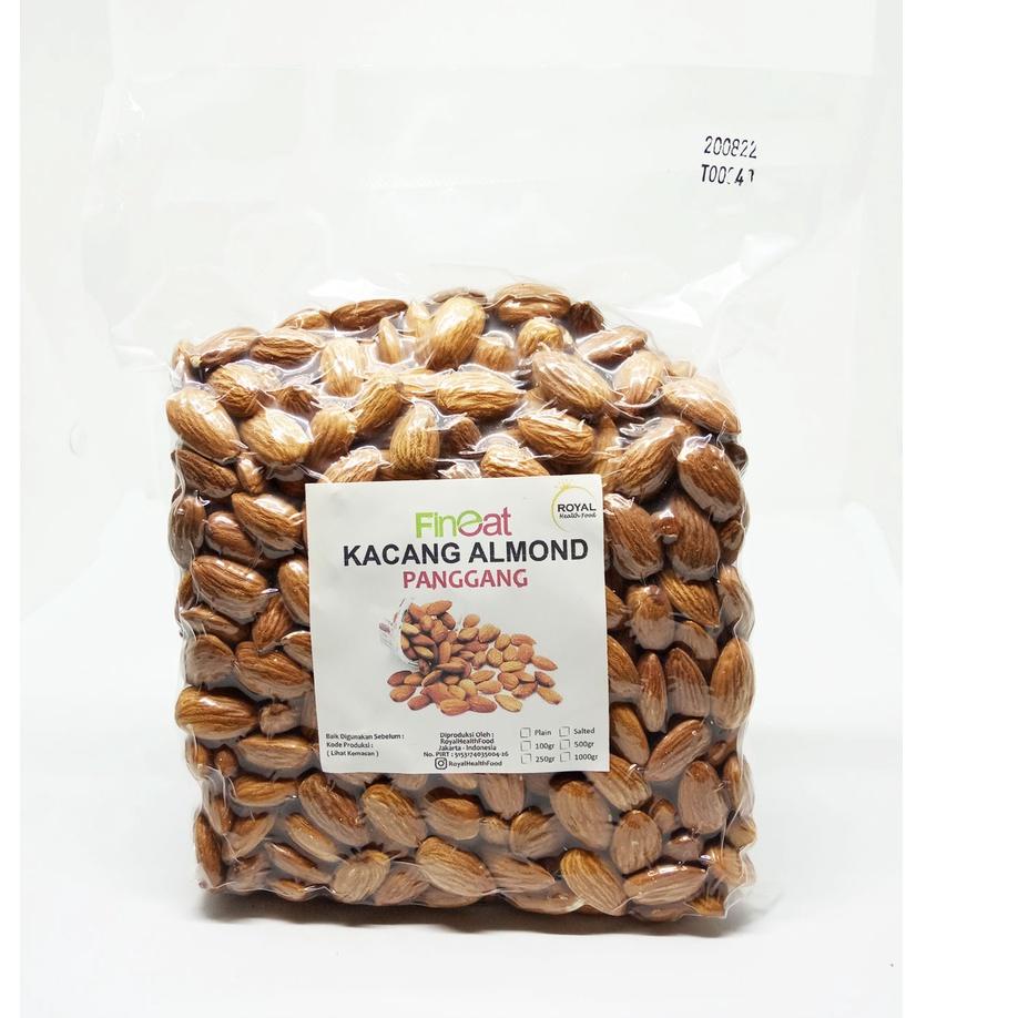 

☁ Roasted PLAIN Whole Almond Natural 250Gram (Almond Panggang Tanpa Cangkang 250 Gram) ❅