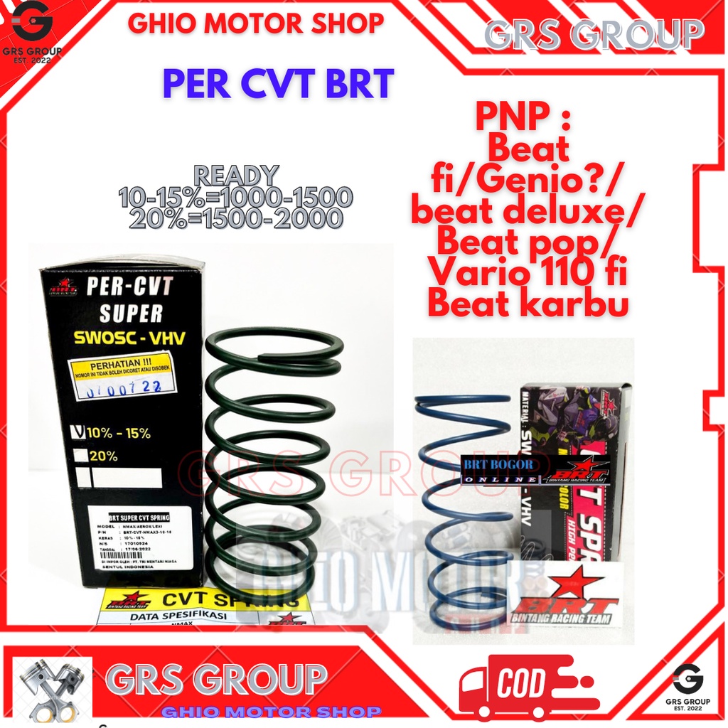PER CVT BRT RACING BEAT FI BEAT POP VARIO 110 FI BEAT DELUXE GENIO BEAT KARBU BEAT 2020 BRT PER KEONG PER CVT RACING BEAT FI/ESP GENIO/BEAT POP/SCCOPY FI ESP SCOOPY NEW/BEAT STRET FI ESP