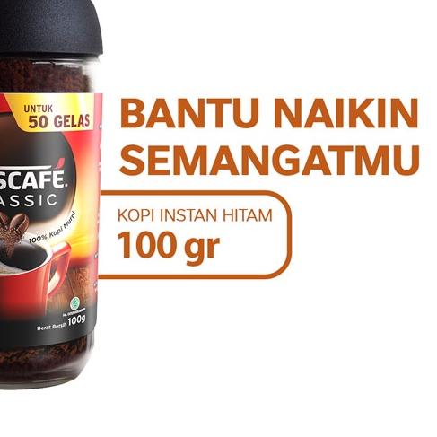 

♟ NESCAFE Classic Kopi Instan Kopi Hitam 100g Jar ♪