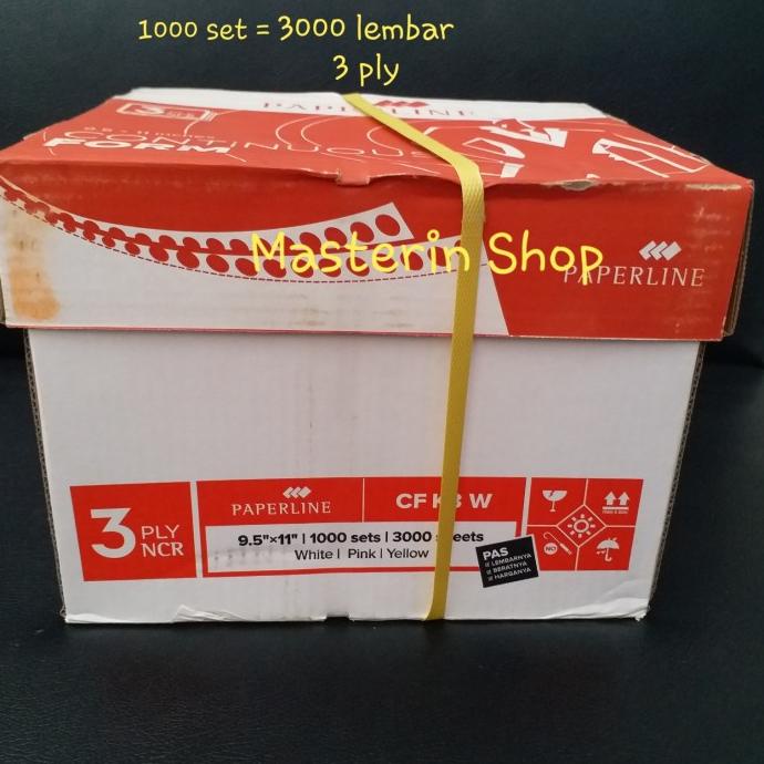 

Continous Form/Kertas Komputer 9.5"X11" 3 Ply (K3 Full)Merek Paperline