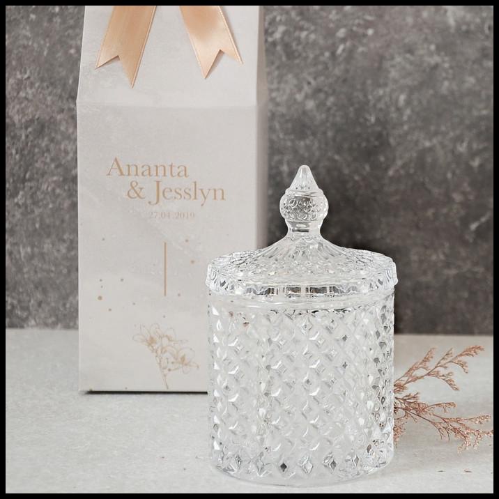 

Candy Pot / Crystal Glass/ Crystal Jar Tower Cg-35