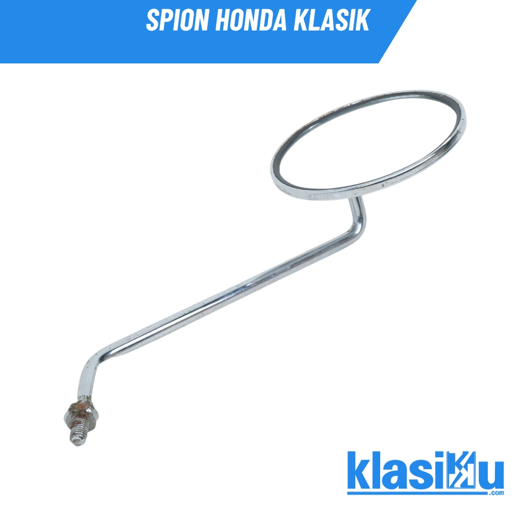 Spion Kaca Spion Honda Klasik Bulat Tangkai Panjang Model Krum Motor Custom