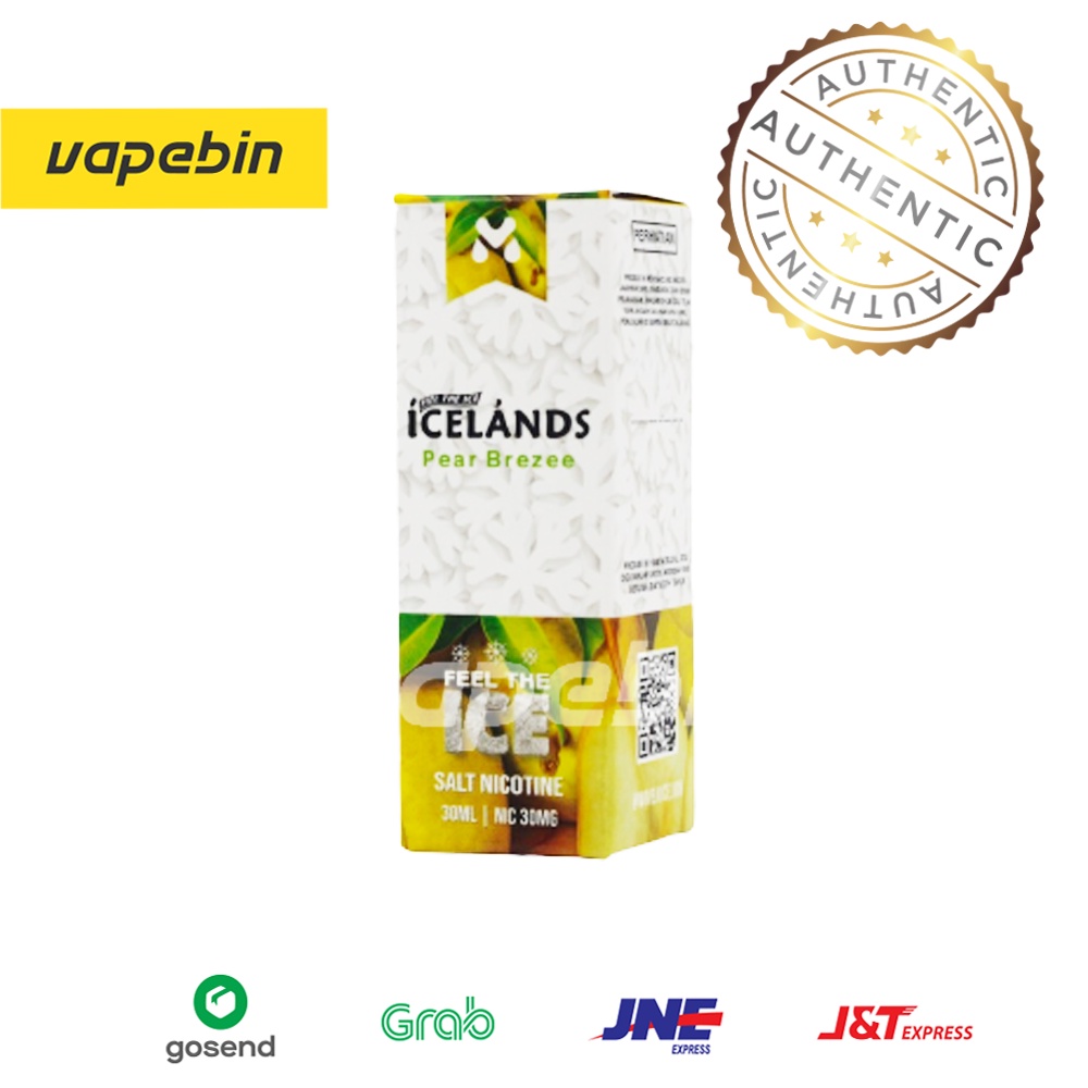 LIQUID ICELANDS PEAR SALT NIC - LIQUID ICELAND 30ML - 30MG