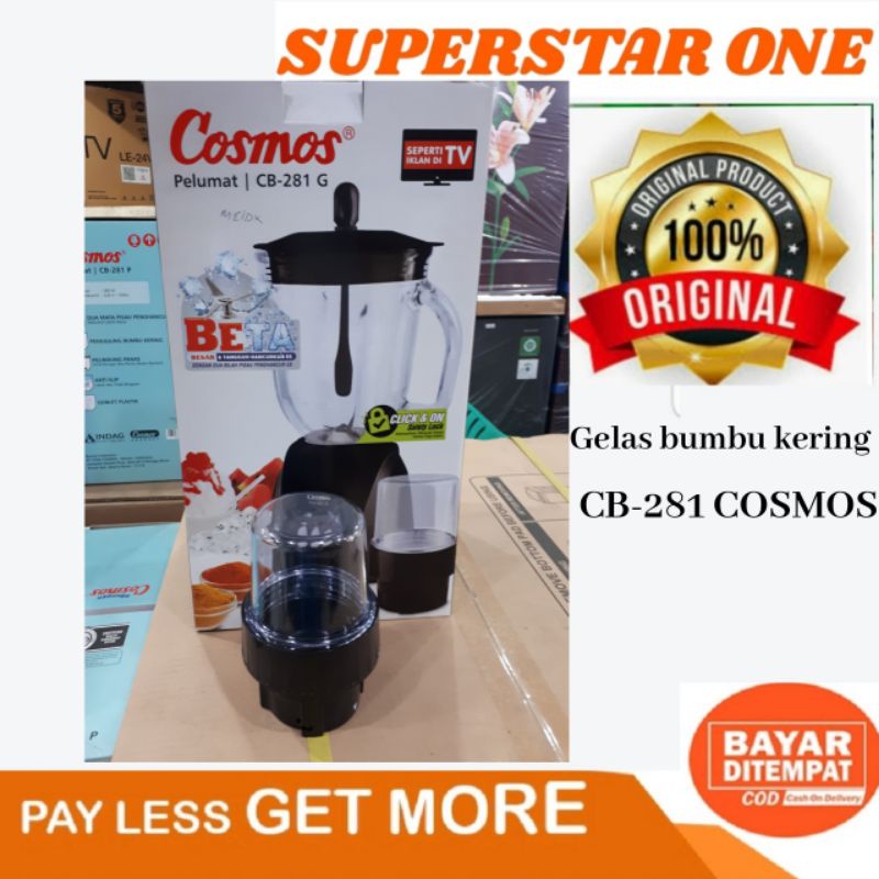Gelas Bumbu Kering Blender Cosmos CB-281 cb281 cb 281 gelas bumbu blender cosmos cb 281
