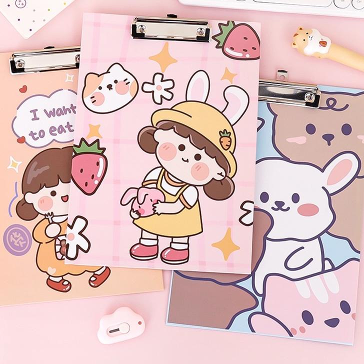 Banyak dicari Papan Ujian / Papan Kerani / Clipboard Uk. A4 ~ Papan Ujian pastel / Papan Ujian gamba