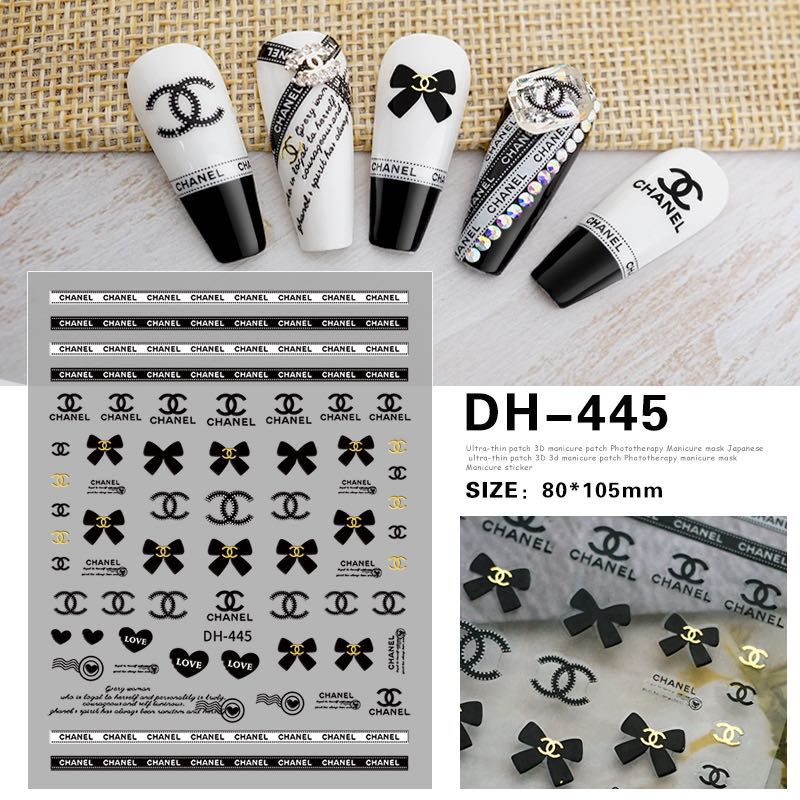 HOT NEW STICKER PITA CHNL PREMIUM QUALITY STIKER KUKU PITA / DEKORASI HIASAN NAIL ART KUKU