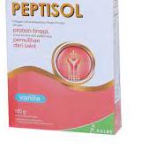 

✻ Peptisol vanila coklat - tinggi protein rendah residu ●