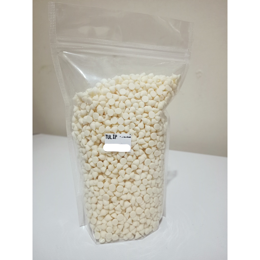 

Tulip White Choco Chip Repack 500gr - 1Kg