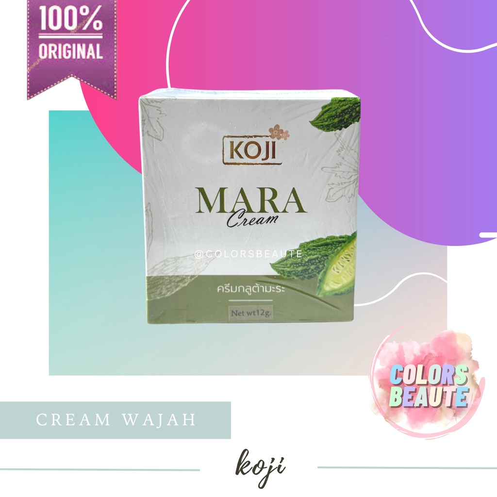 READY STOCK ! Koji Mara Cream Wajah / cream penghilang noda hitam, flek hitam / cream jerawat