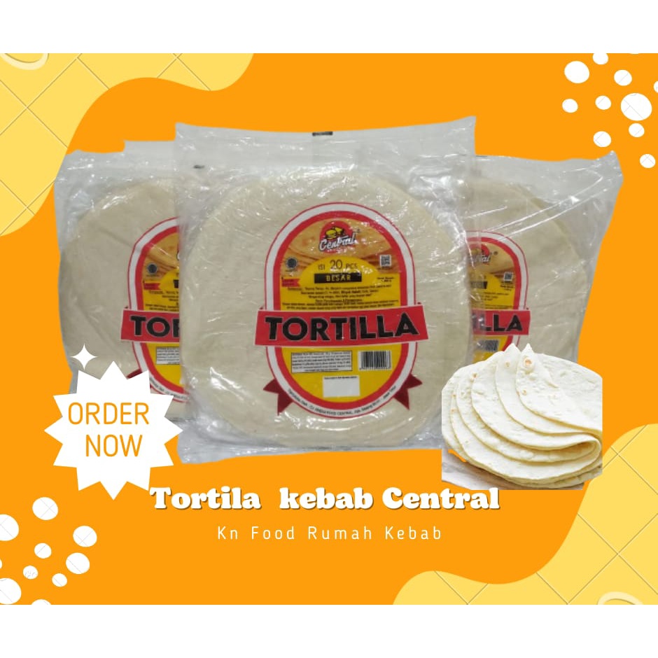 

Tortilla Kulit Kebab Polos / Gurih