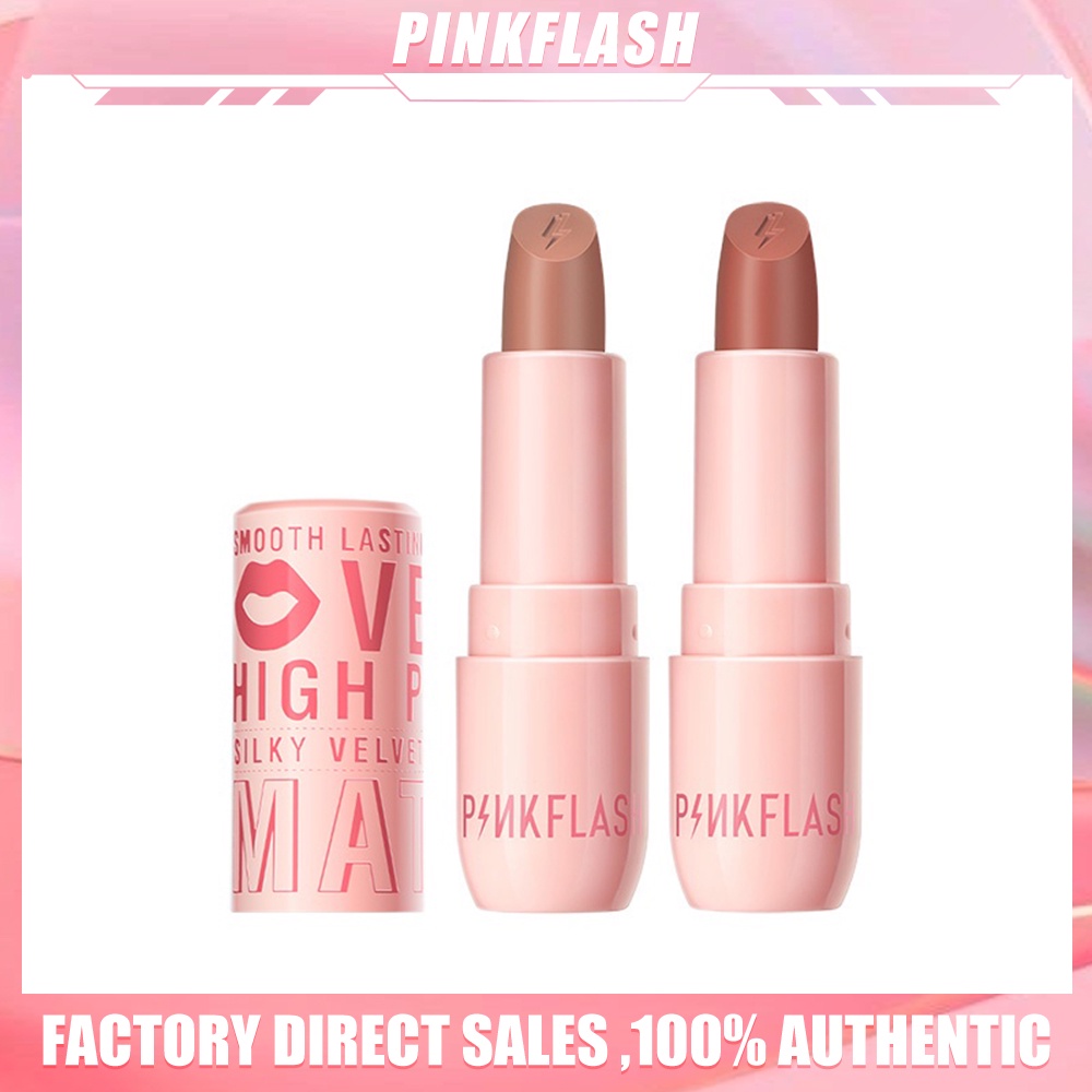 PINKFLASH PinkCoverGirl Lipstik Madam Kosmetik Velvet Matte Cream High Pigment Lasting Silky Soft Smooth Lip Velvet