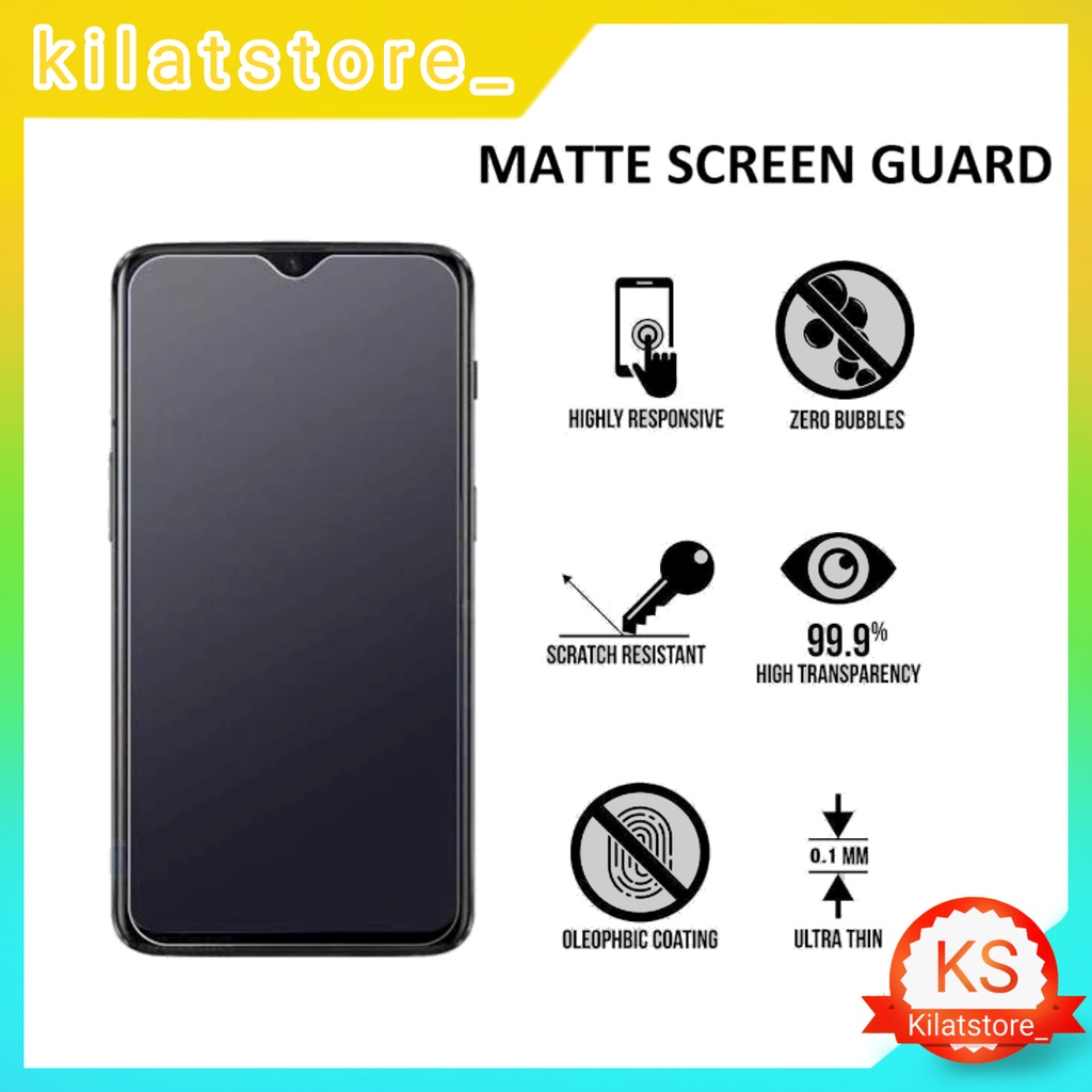 Tempered Glass Matte Anti Glare for Samsung + Packing Kardus dan Tisu