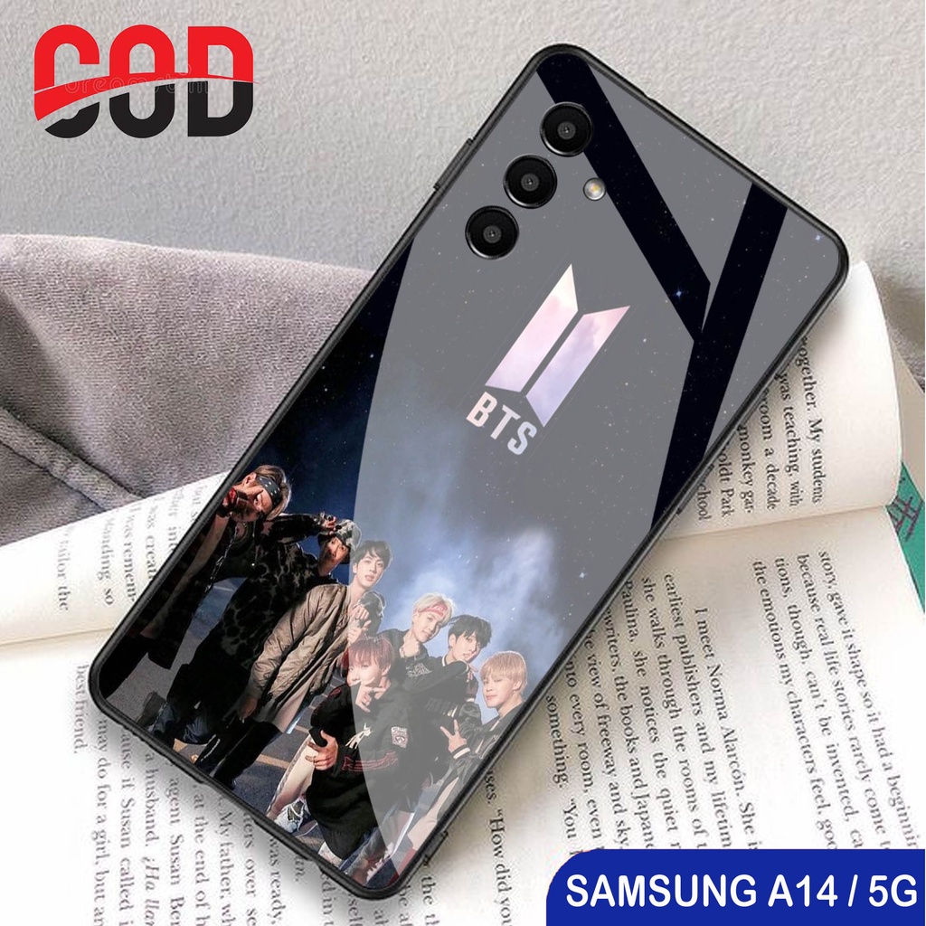 [G19] CASE SAMSUNG A14 5G - SOFTCASE GLASS KACA SAMSUNG A14 5G - SOFTCASE KACA SAMSUNG A14 5G