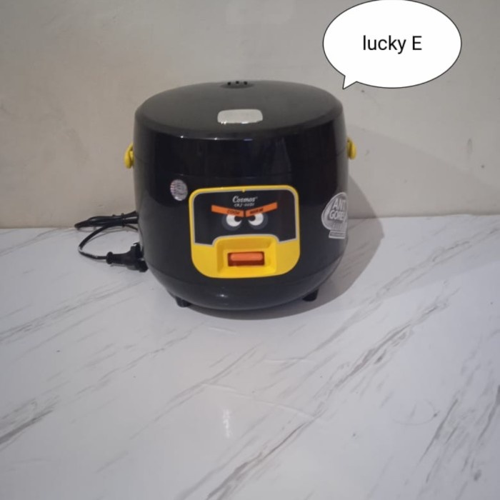 [Ready] Cosmos Rice Cooker Mini 0.8 Liter 3In 1 Crj 6601 Mcom Kecil.Hitam [Rc]