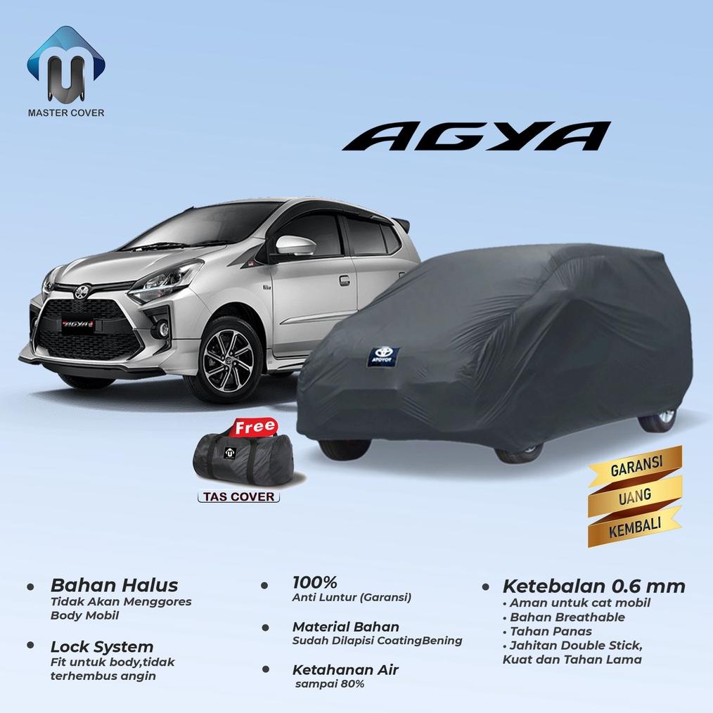 Body Cover Mobil Agya Sarung Penutup Mobil AGYA Trd Gr Sport Selimut Mantel Waterproof Outdoor