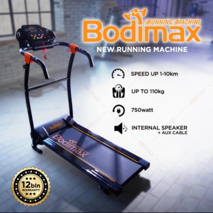 Free Ongkir Bodimax New Running Machine Treadmil