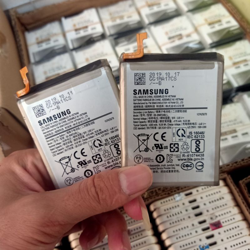 Baterai batre Samsung note 10 lite /note 10 plus copotan original batre Samsung 10 lite o....