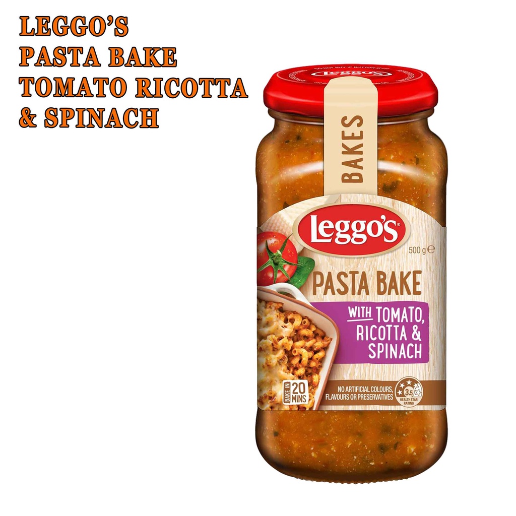 LEGGOS PASTA BAKE TOMATO RICOTTA&amp;SPINACH 500g
