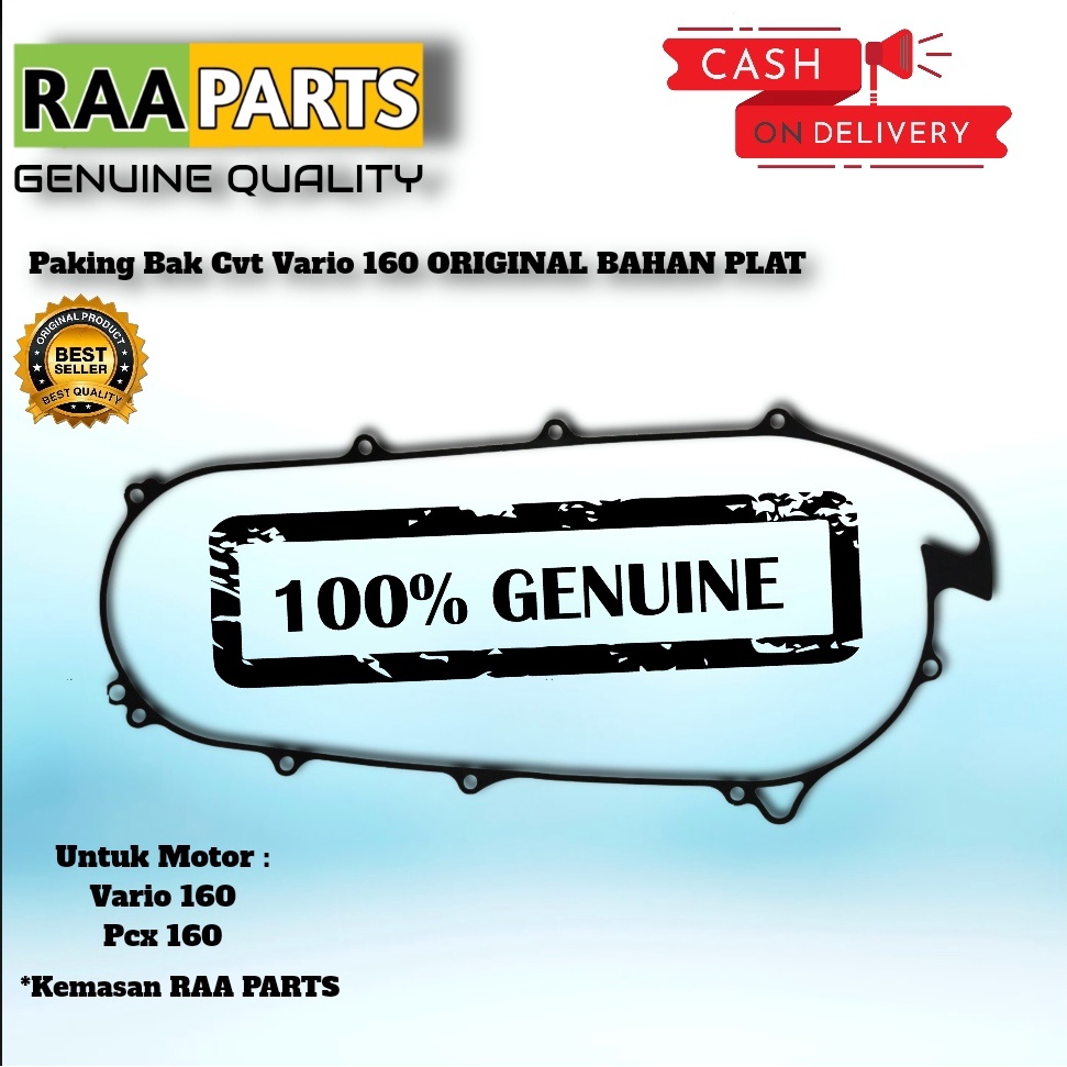 PAKING PLAT BAK CVT VARIO 160/PCX 160 BAHAN MATERIAL PLAT CARBON [ ORIGINAL ]