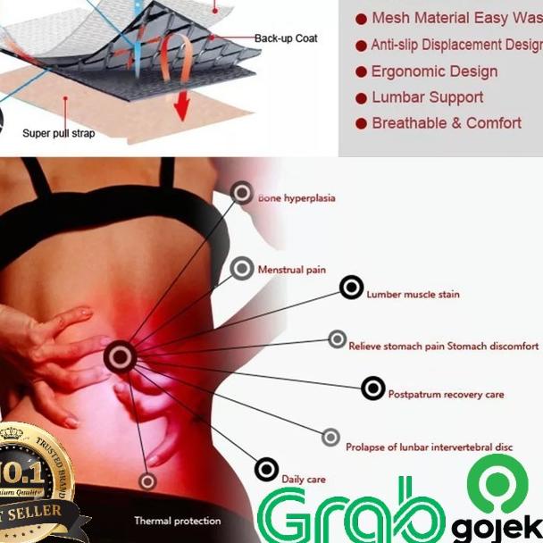 ❈ PROMO 256 magnet terapi pinggang sendi syaraf ✱