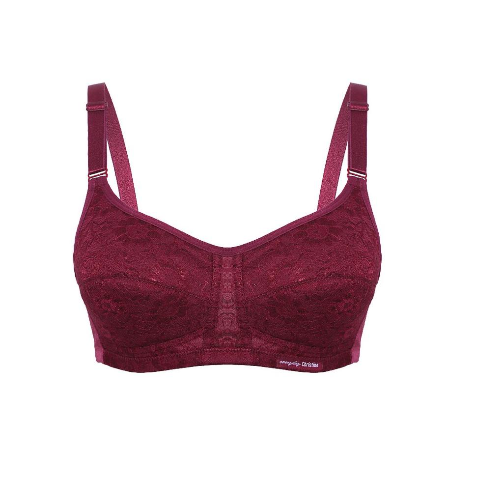 MURAH Tulip by Christine Everyday Basic Bra - Maroon