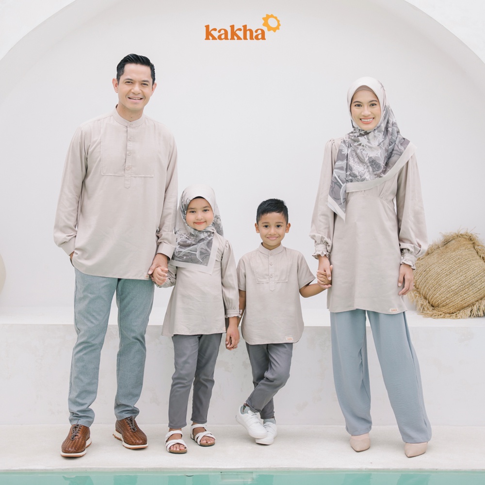 Kakha - Sarimbit Keluarga Halmahera (B) / Baju couple keluarga / Sarimbit Keluarga / Baju muslim couple