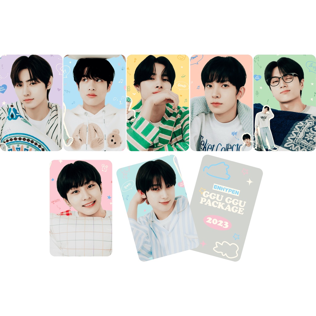 PHOTOCARD ENHYPEN GGU GGU PACKAGE FANMADE Ready Stock