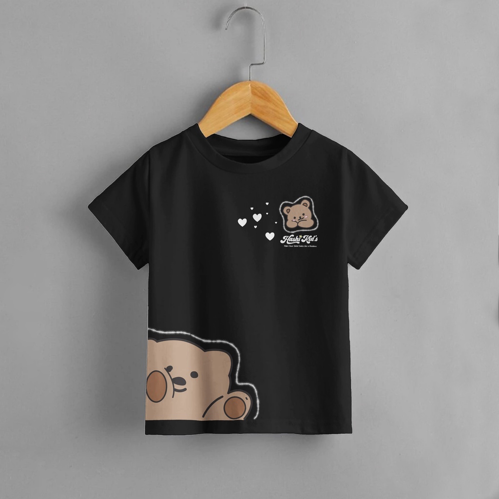 Kaos Anak Look Bear Laki - Laki Dan Perempuan - Hashi KIds