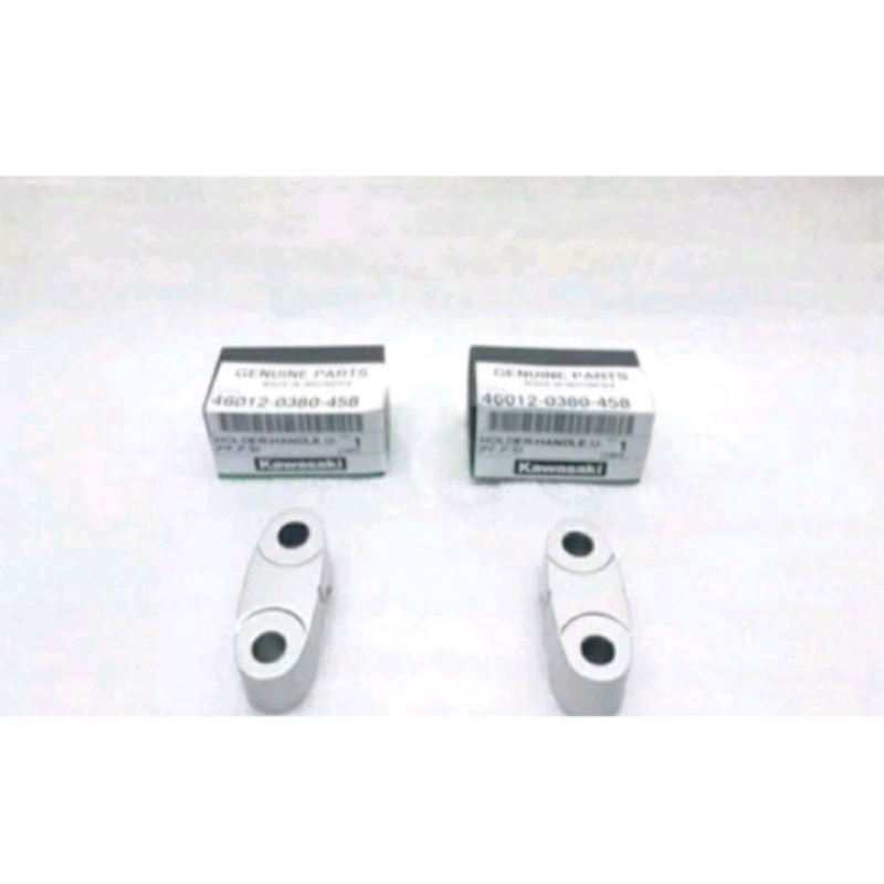 Sepasang raiser stang atas tutup stang KLX 150 S original