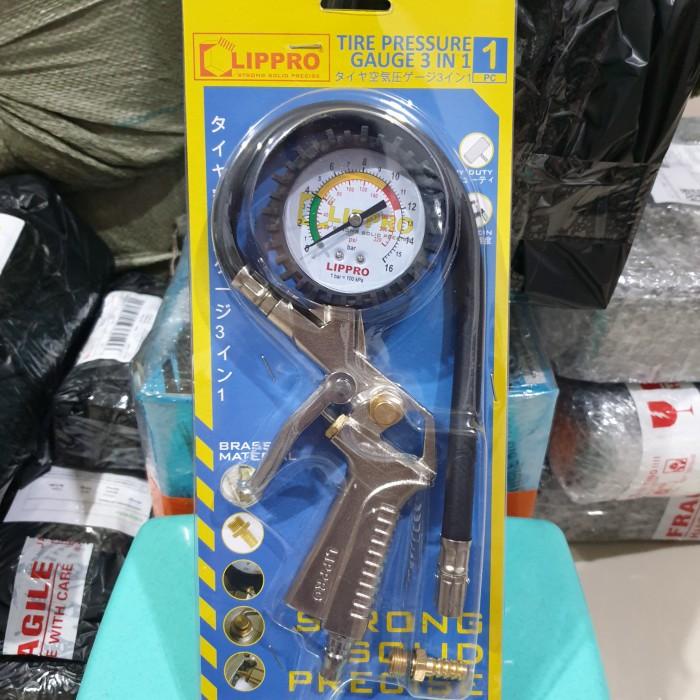 Best Seller Lippro Tire Pressure Gauge 3 In 1 Lippro Inflator Lippro 3 Fungsi