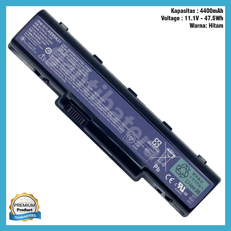 Baterai Acer Aspire 4732, 5532, 5517, eMachines E525, D725