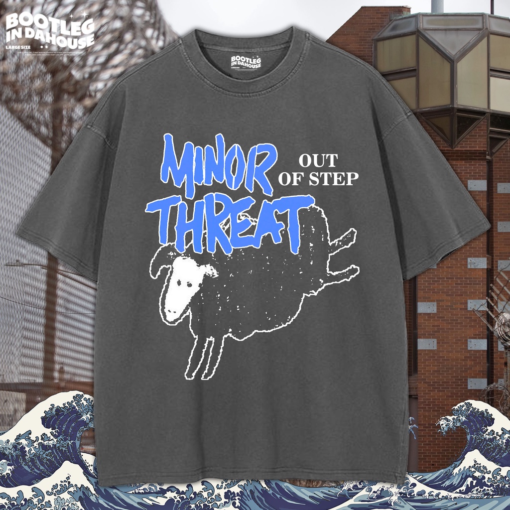MINOR THREAT Oversize T-shirt / Kaos Oversize MINOR THREAT