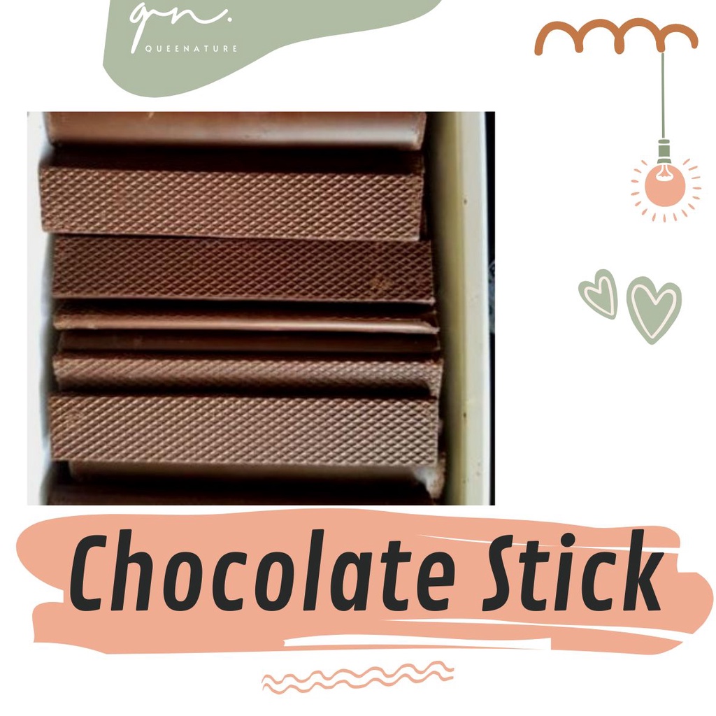 

Chocolate Stick/ Coklat Batang (Dark Courverture/Milk) Premium Custom