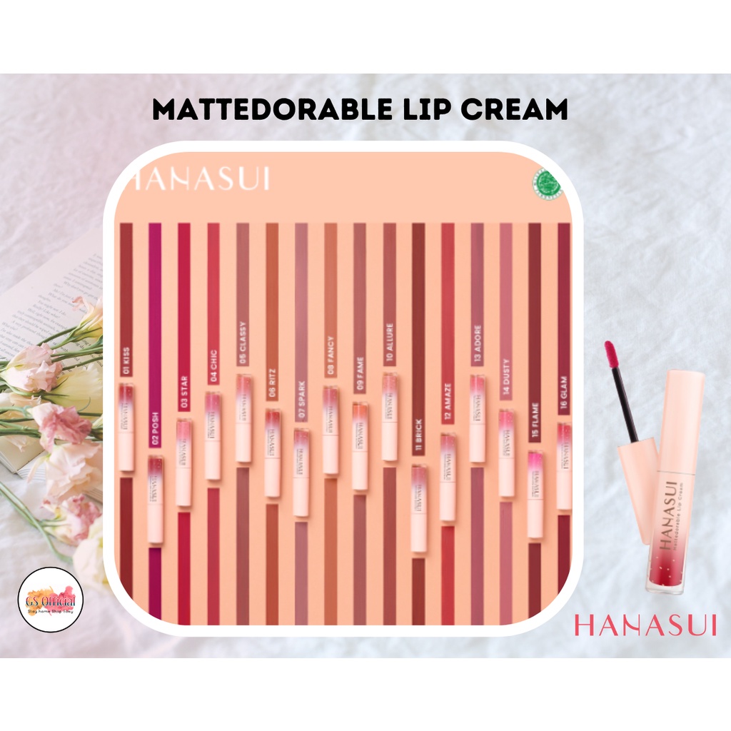 HANASUI MATTEDORABLE LIP CREAM
