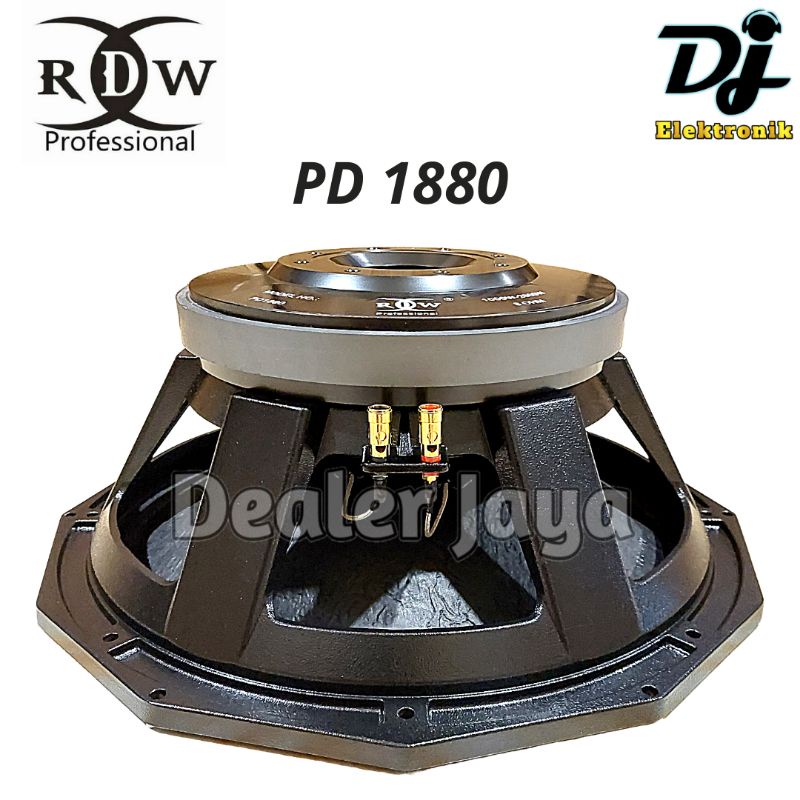 Speaker Komponen RDW 18 PD 1880 / 18PD1880 / PD1880 - 18 inch