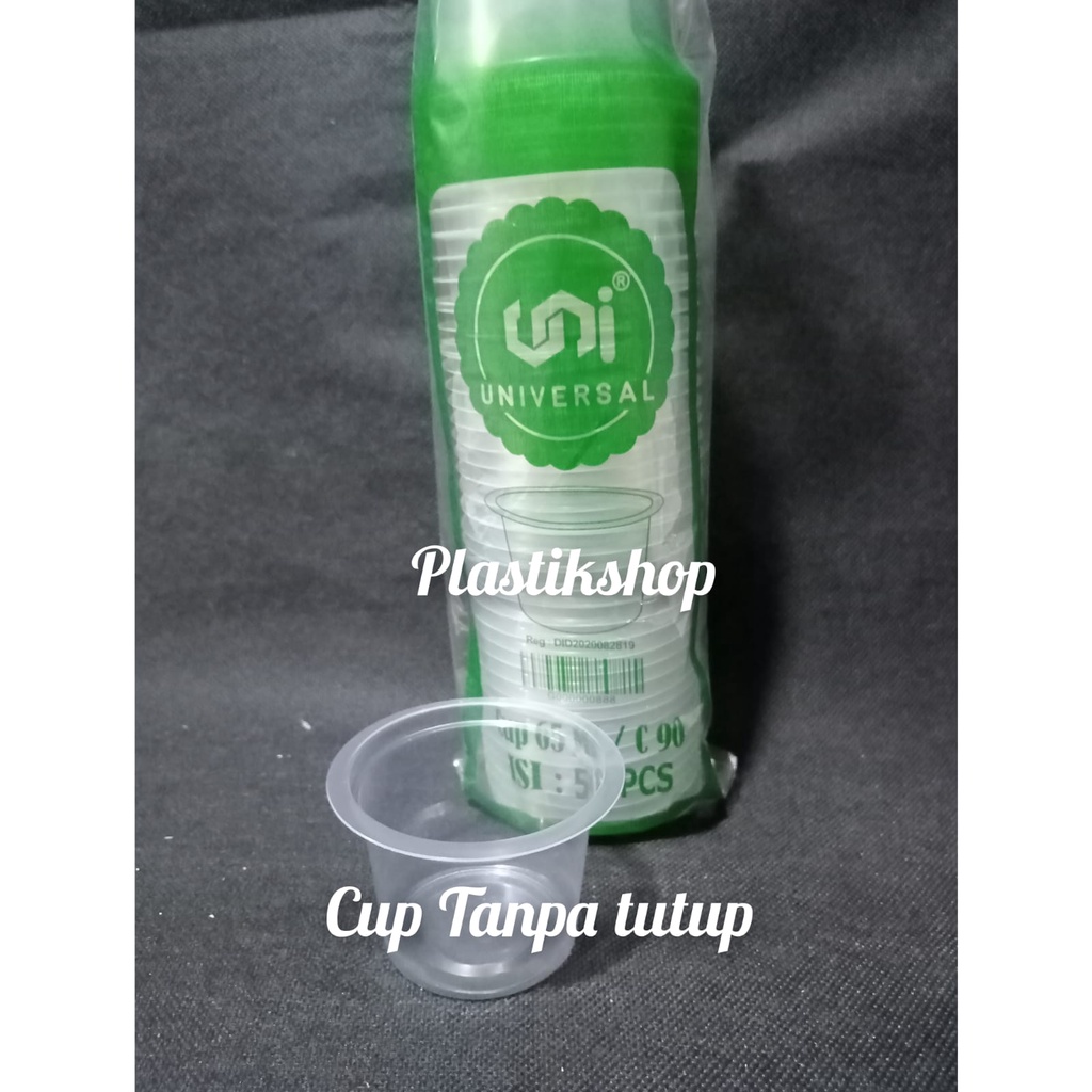 gelas plastik 65ML / cup eskrim 65ML