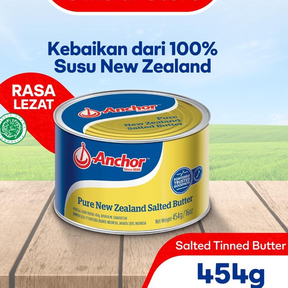 

✹ [Special Price-NED] Anchor Salted Butter 454g - Mentega Asin New Zealand ☄