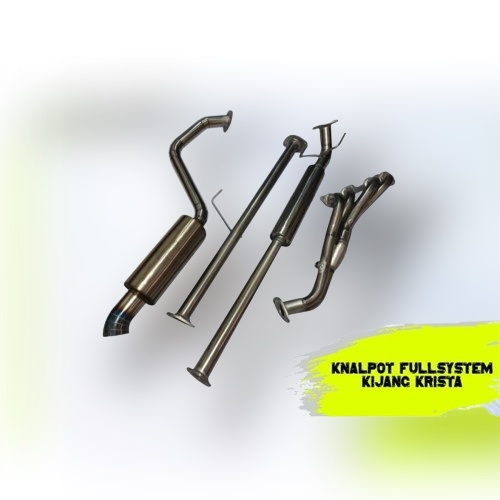 KNALPOT FULLSYSTEM RACING KIJANG KRISTA / FULLSET Best Performance
