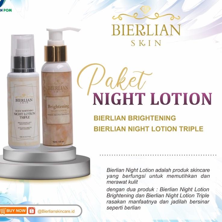 ✲ ()Bierlian Night Lotion/HB Pemutih Bierlian ♢
