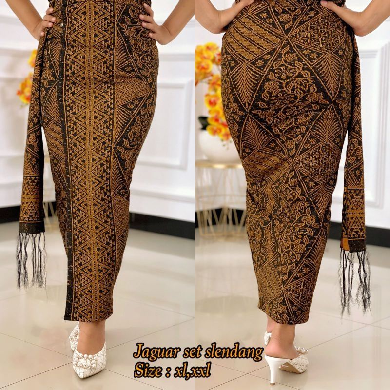 KAMEN JAGUAR SET SELENDANG/KAMEN SELENDANG BALI /KAMEN JADI BALI