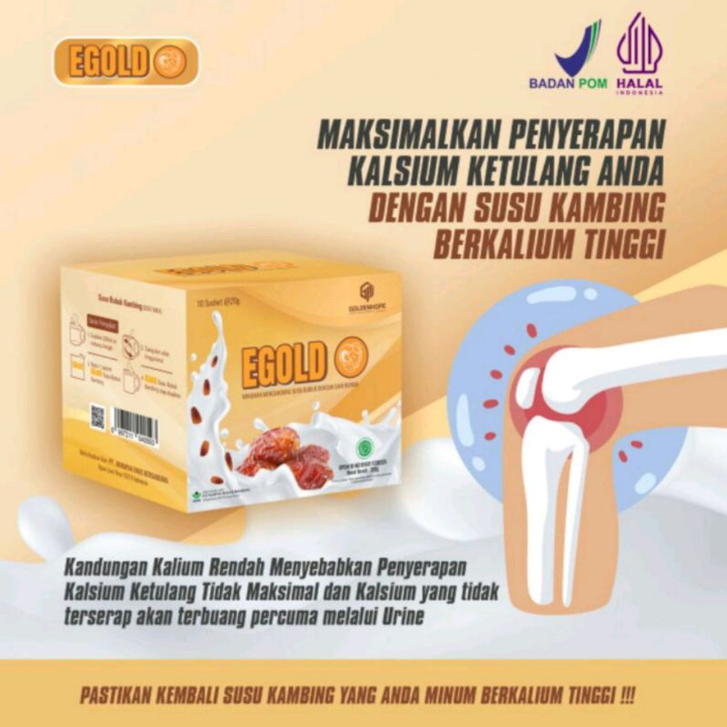 

EGOLD SUSU KAMBING ETAWA ORIGINAL PLUS SARI KURMA 10sachet