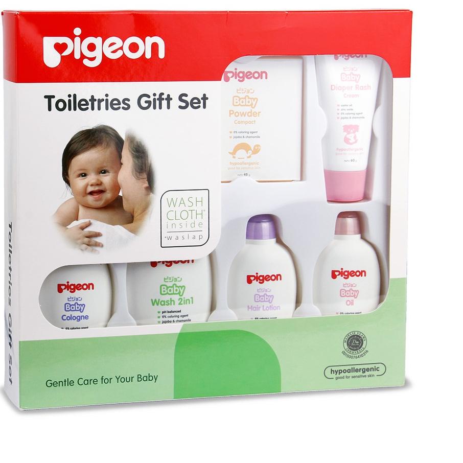 PIGEON Toiletries Gift Set | Kado Hadiah Paket Perlengkapan Mandi Bayi