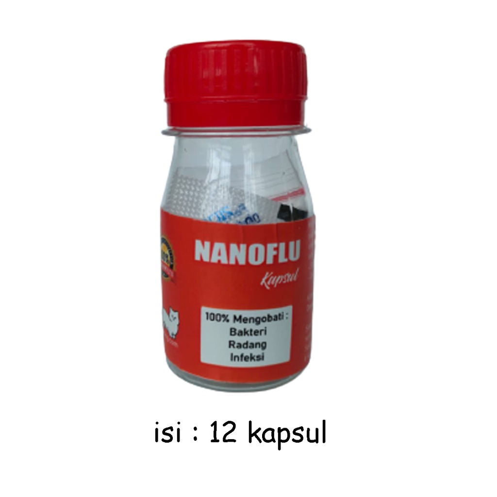 NANO FLU obat kucing kapsul paten untuk flu diare flutd anabul