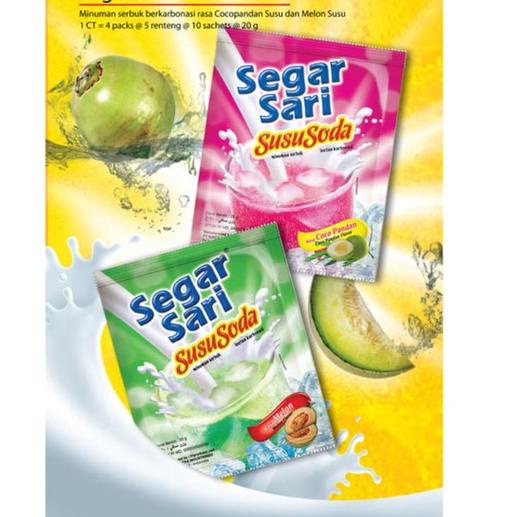 

Order segar sari susu soda renceng 10 sachet