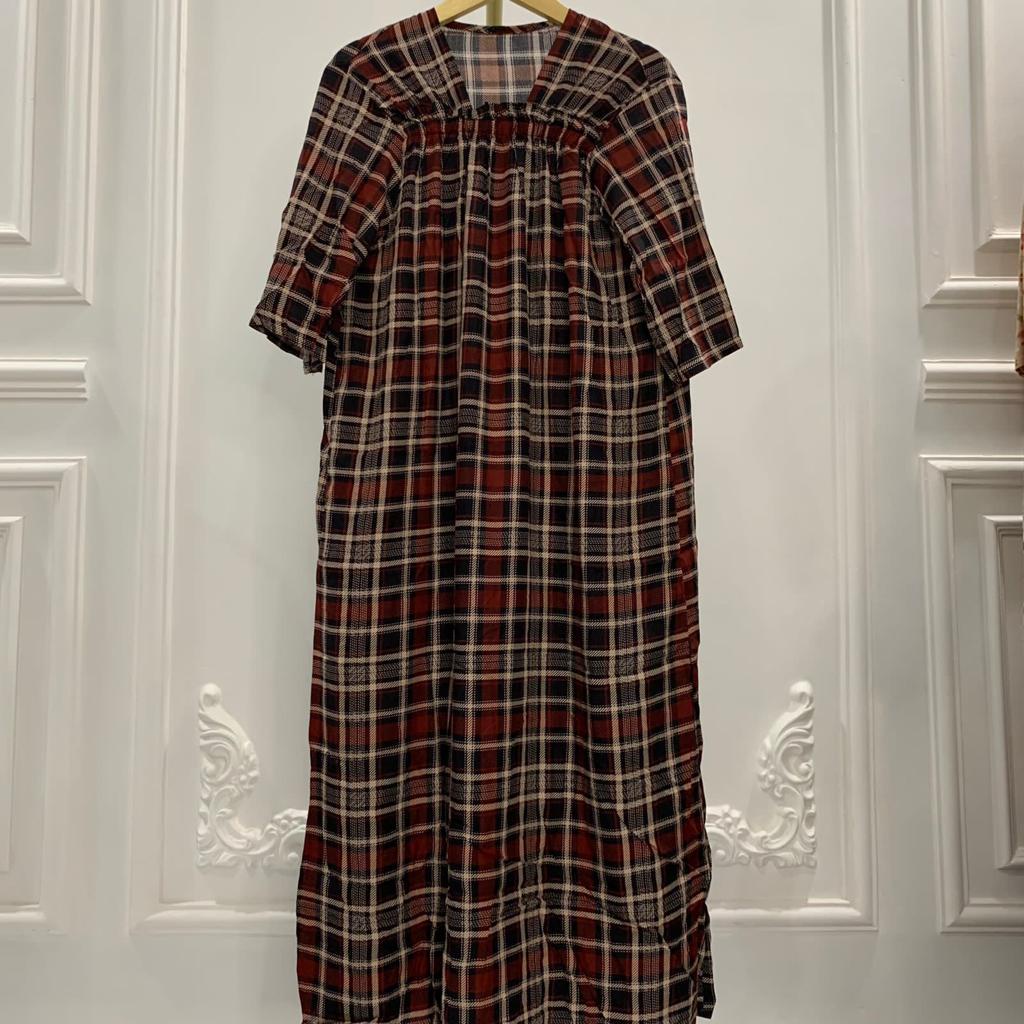 Elsa Dress Fuji Rayon Premium Motif