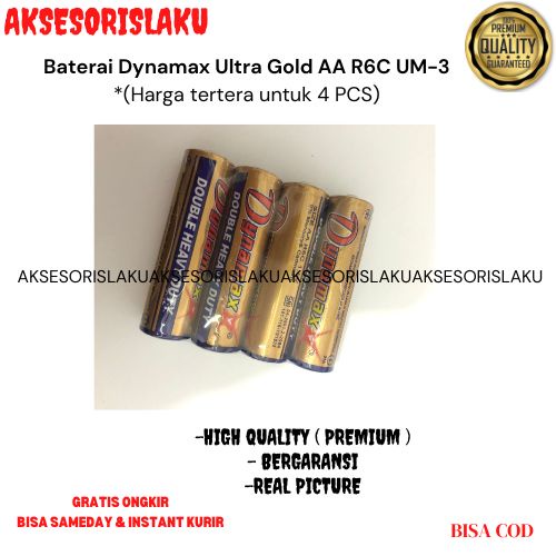 Baterai Dynamax Ultra Gold AA R6C UM-3 4PCS