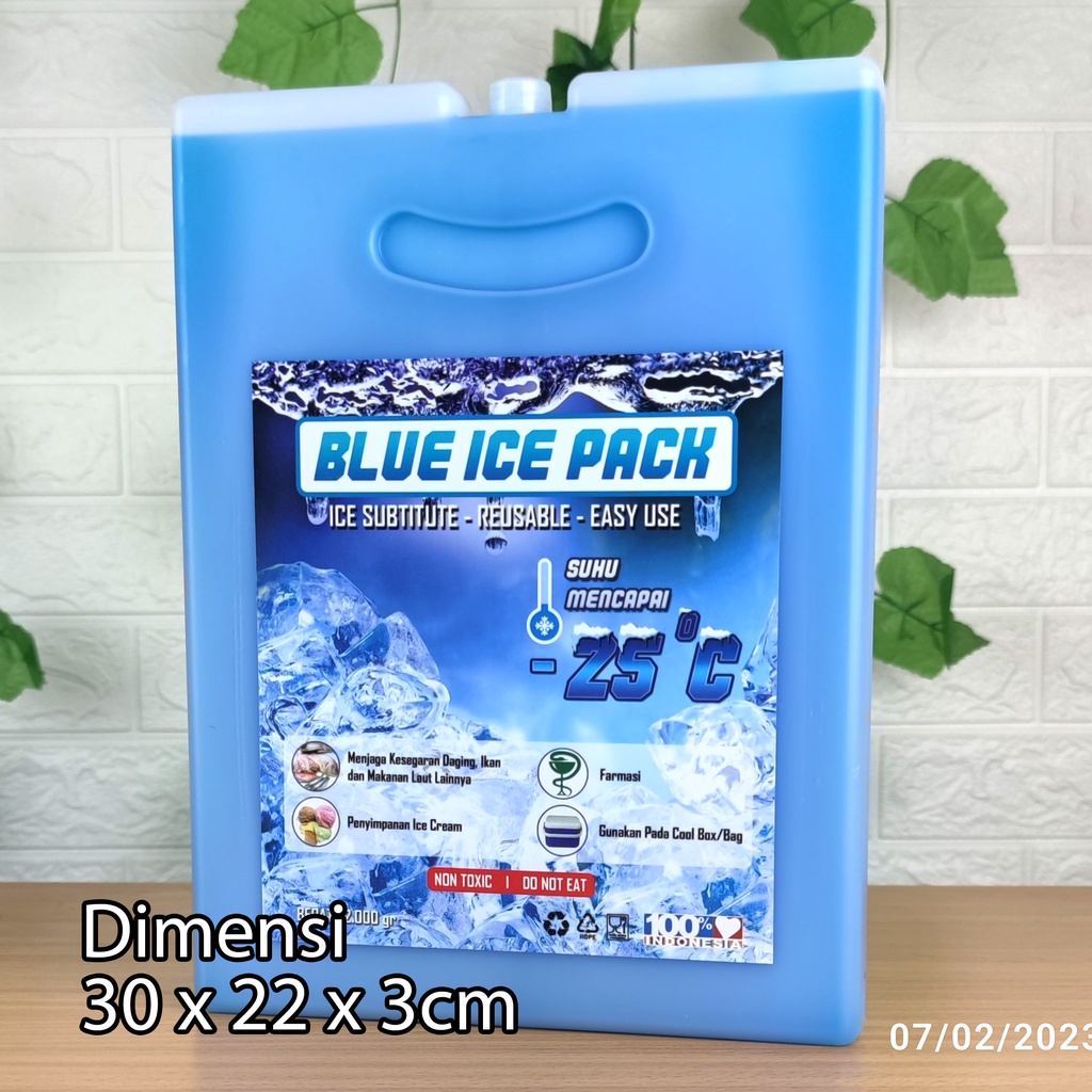 Ice Pack Besar Blue Ice Pack Kotak Besar Pengganti Dry Ice