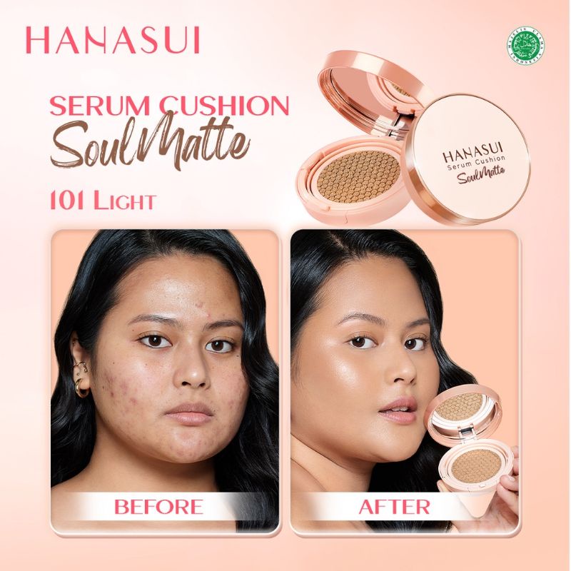 Hanasui Serum Cushion SoulMatte || Hanasui Serum Cushion SoulMatte || Hanasui Serum Cushion SoulMatte