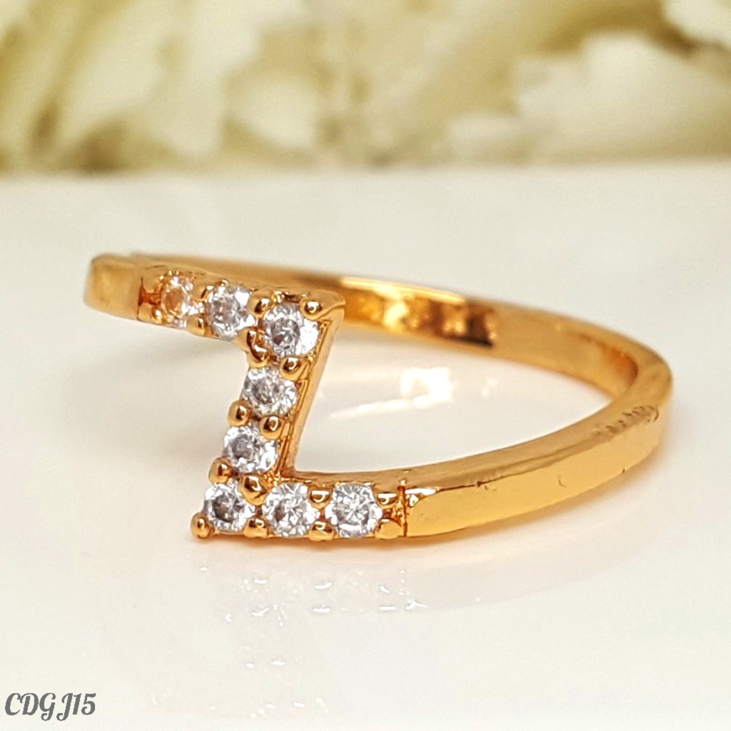 PGX Cincin Xuping Wanita Lapis Emas Aksesoris Perhiasan Fashion Premium - Z103