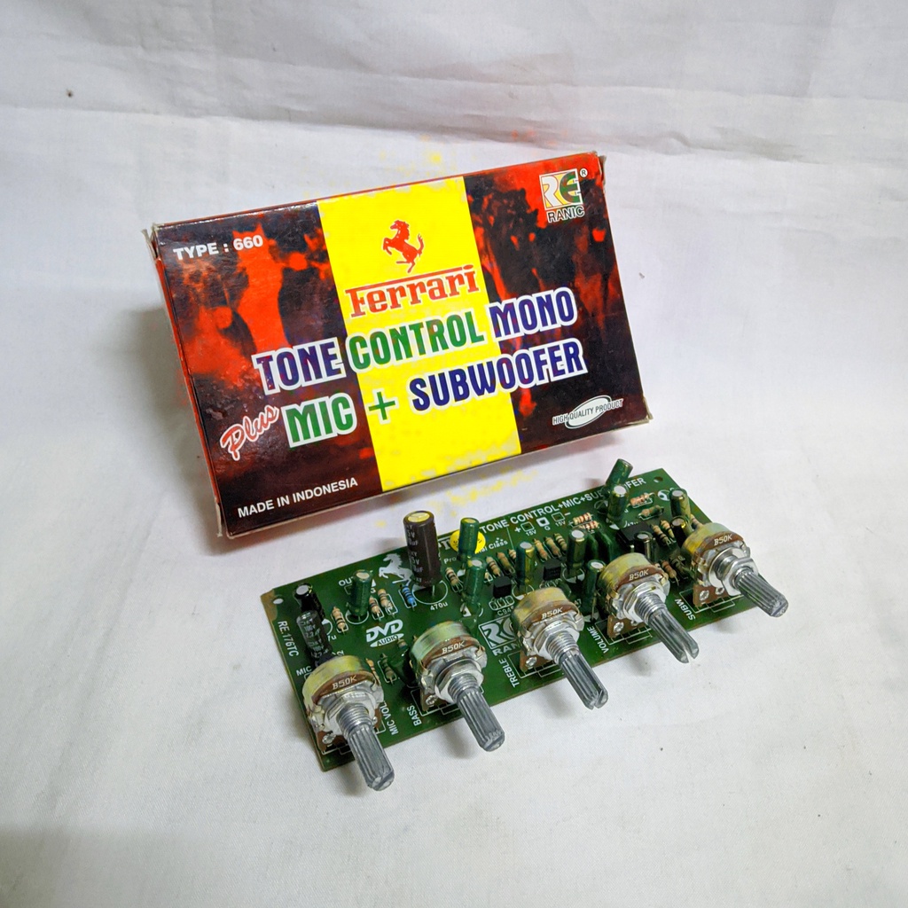Kit Tone Control Mono Plus Mic+Subwoofer FERRARI RE.176/660